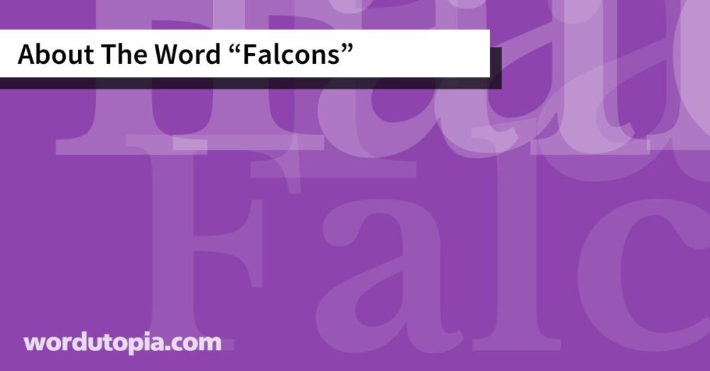 About The Word Falcons