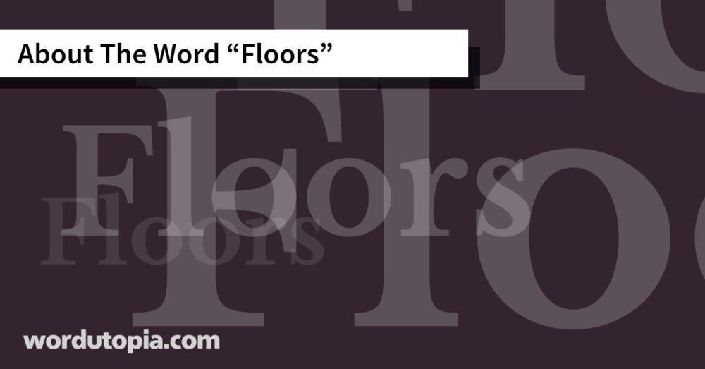About The Word Floors