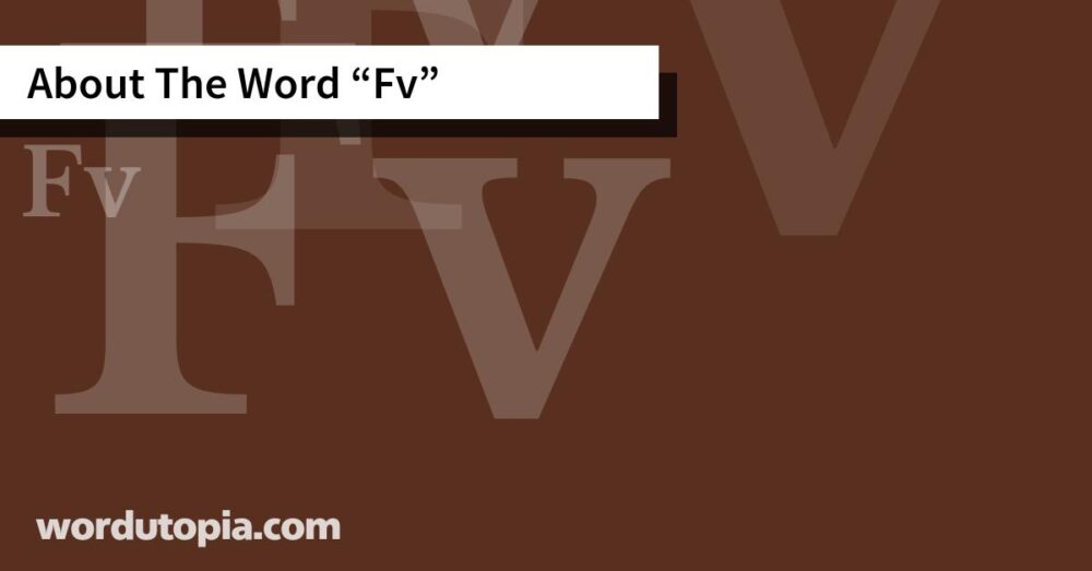 About The Word Fv