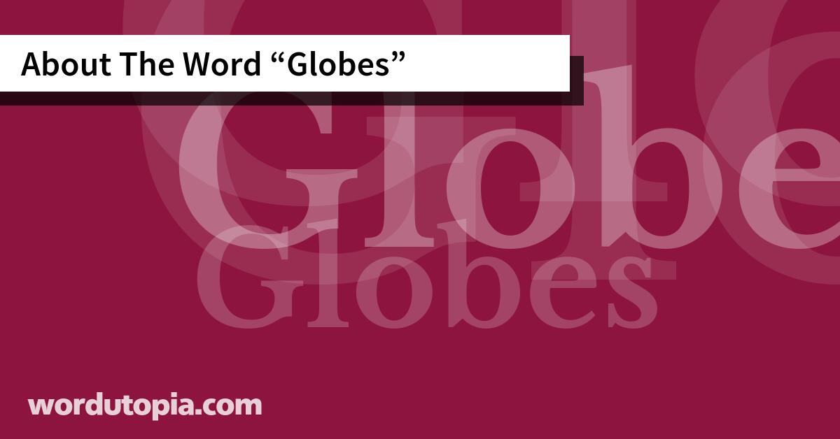 About The Word Globes