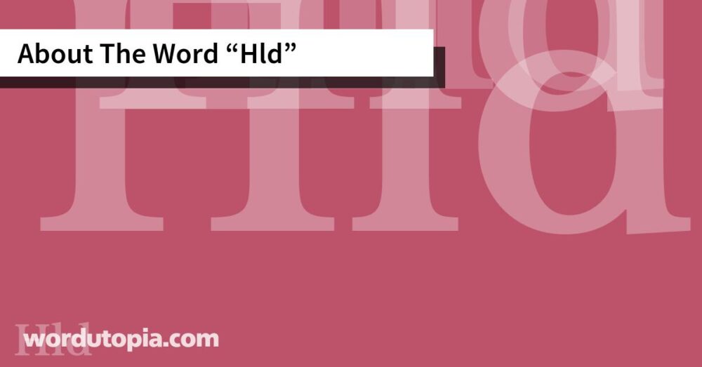 About The Word Hld