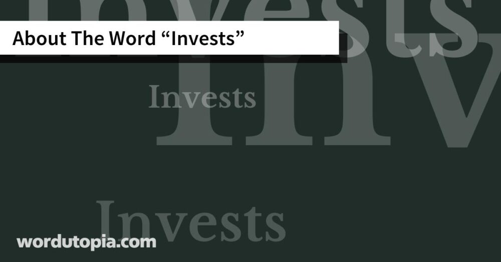About The Word Invests
