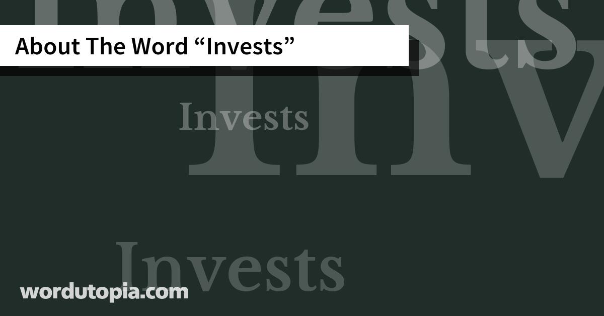 About The Word Invests