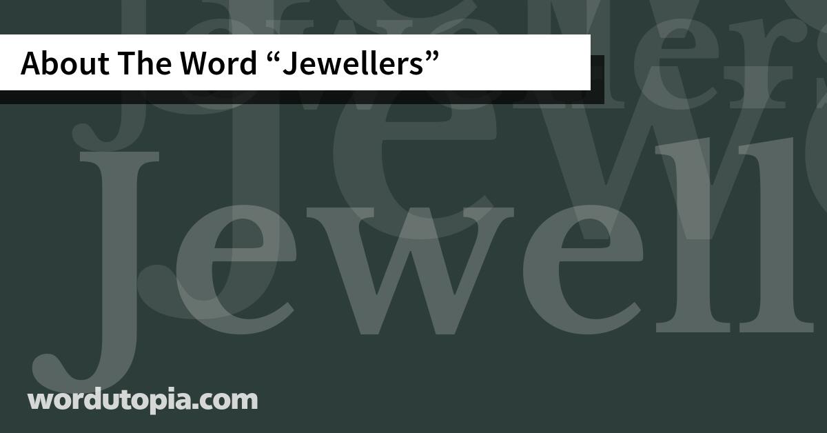 About The Word Jewellers