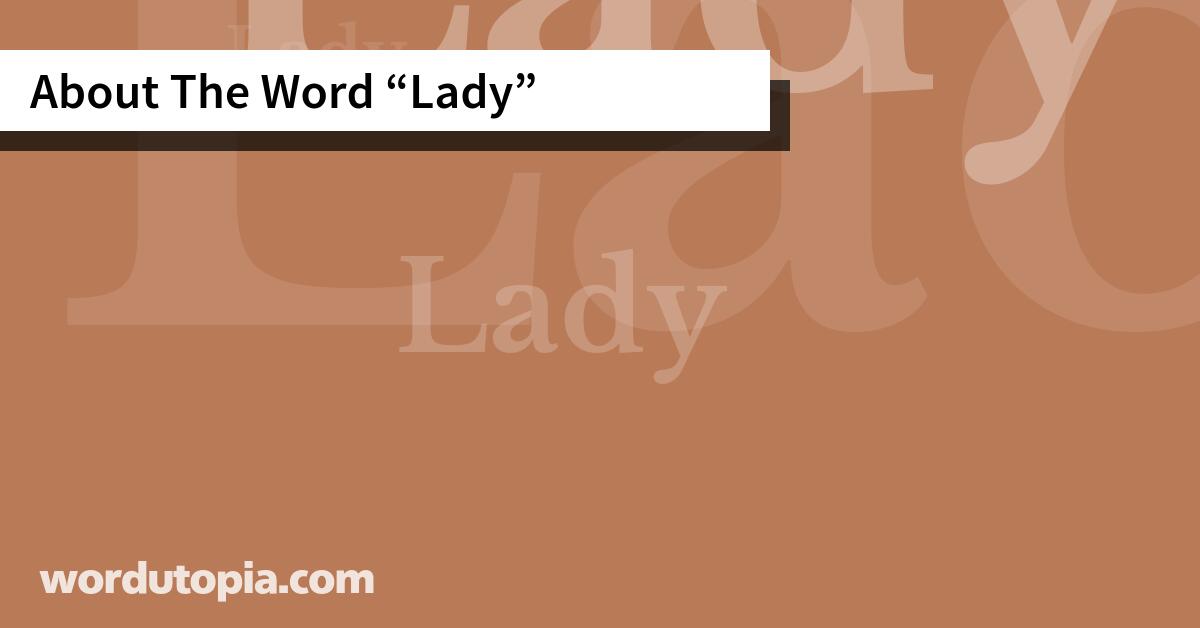 About The Word Lady