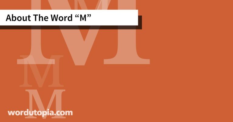 About The Word 