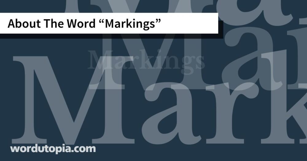 About The Word Markings