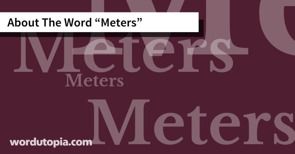 About The Word Meters
