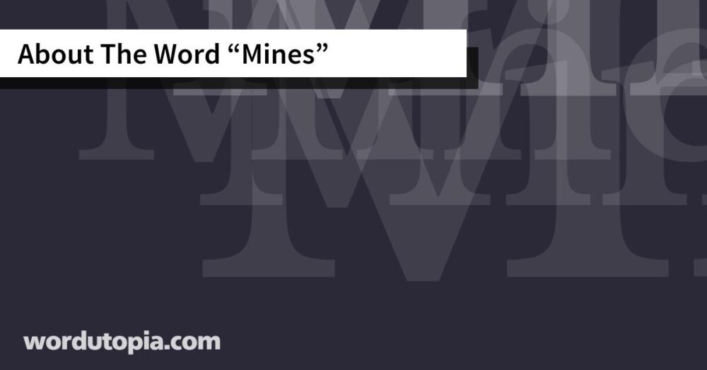 About The Word Mines