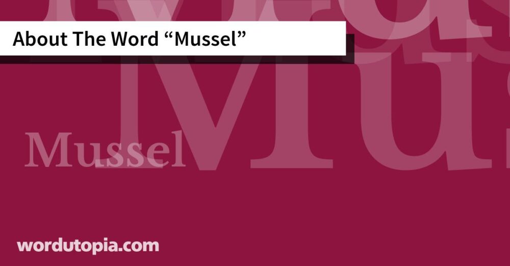 About The Word Mussel