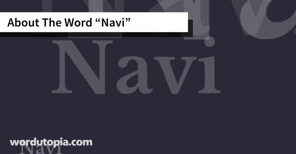 About The Word Navi