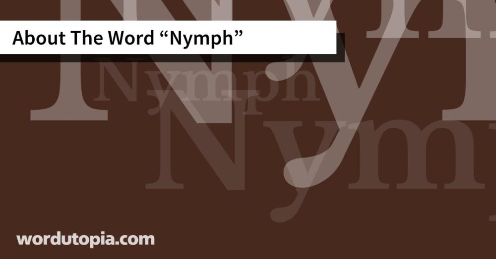 About The Word Nymph