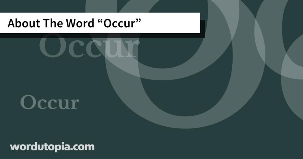 About The Word 