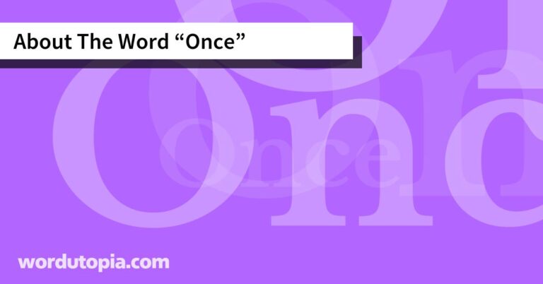 About The Word 