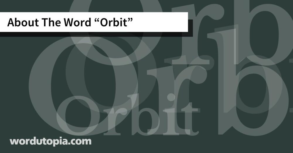 About The Word Orbit
