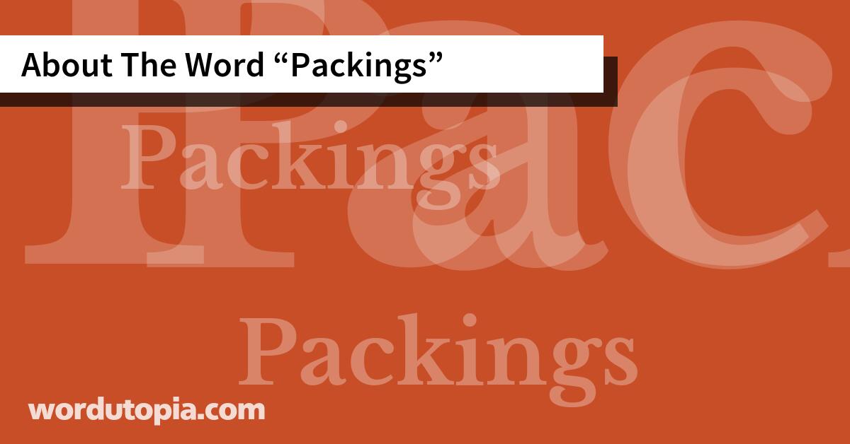 About The Word Packings