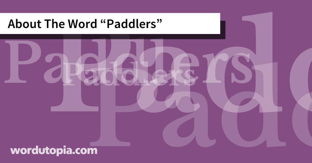 About The Word Paddlers