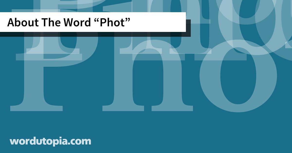 About The Word Phot