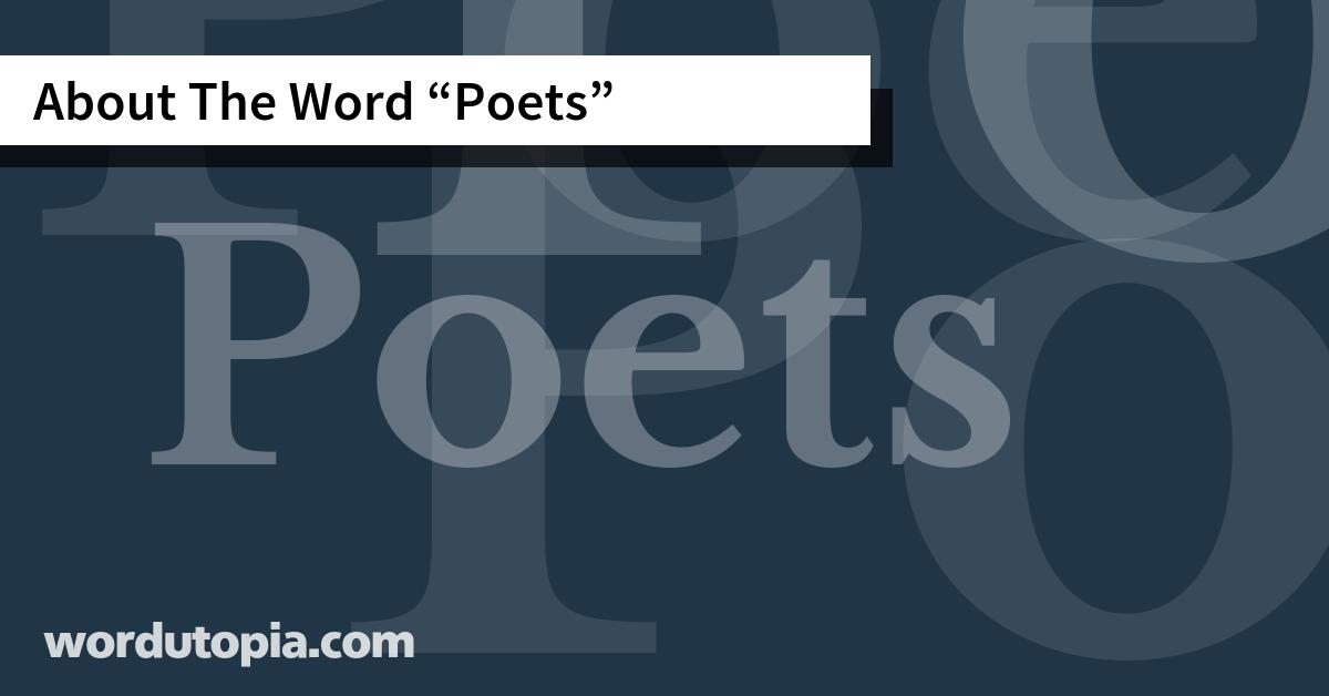 About The Word Poets