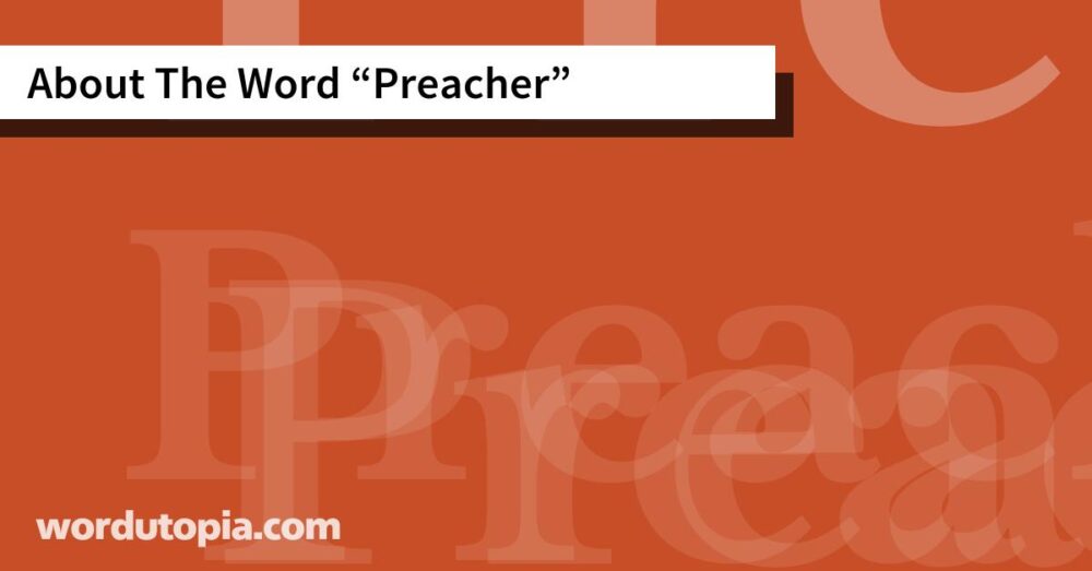 About The Word Preacher