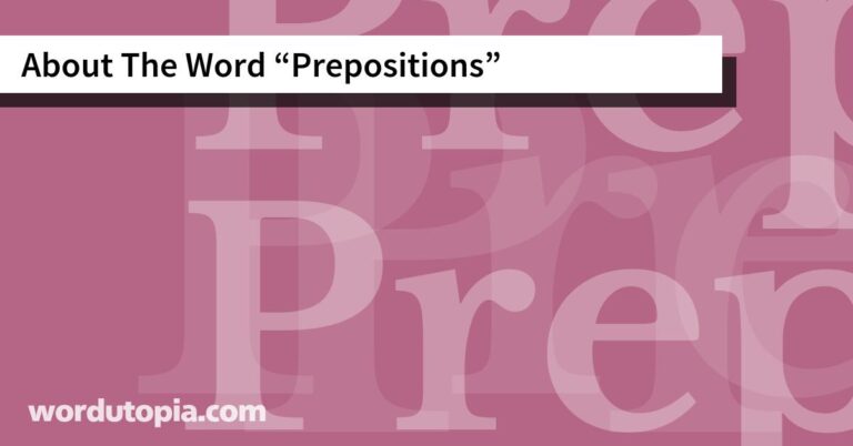 About The Word 