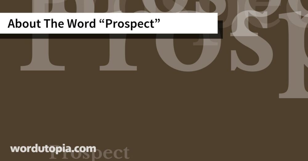 About The Word Prospect