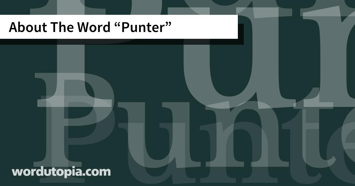 About The Word Punter