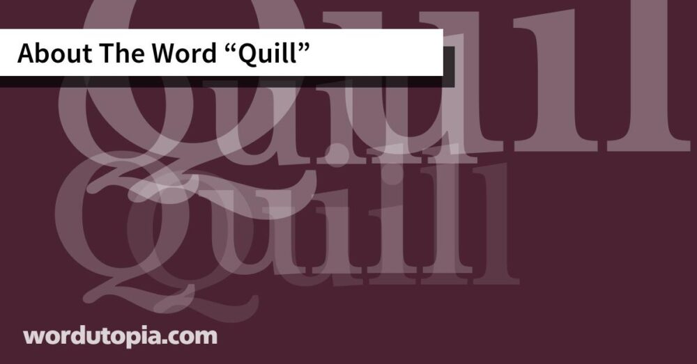About The Word Quill