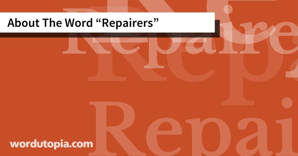 About The Word Repairers
