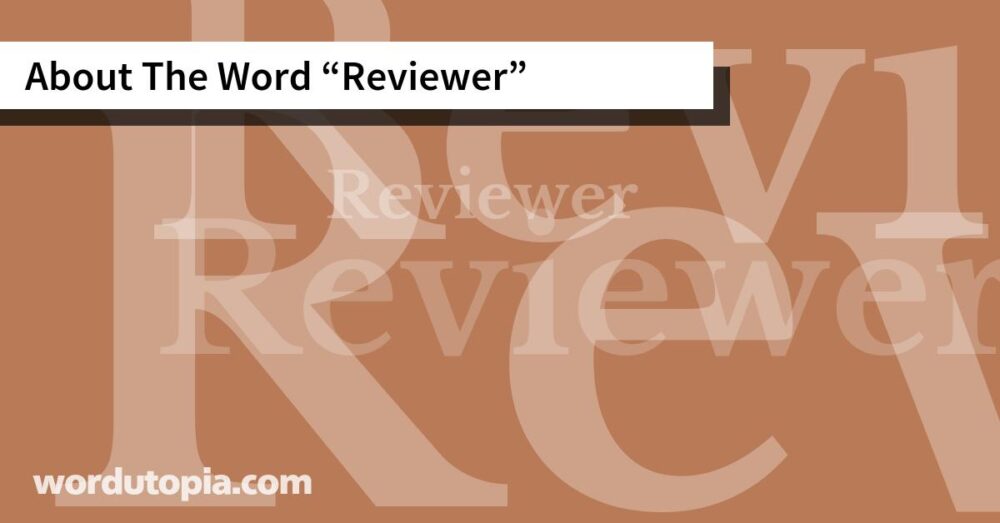 About The Word Reviewer