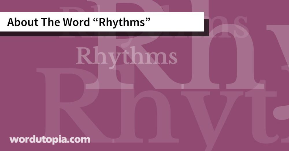 About The Word Rhythms