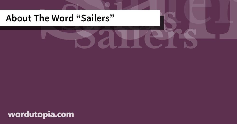 About The Word Sailers