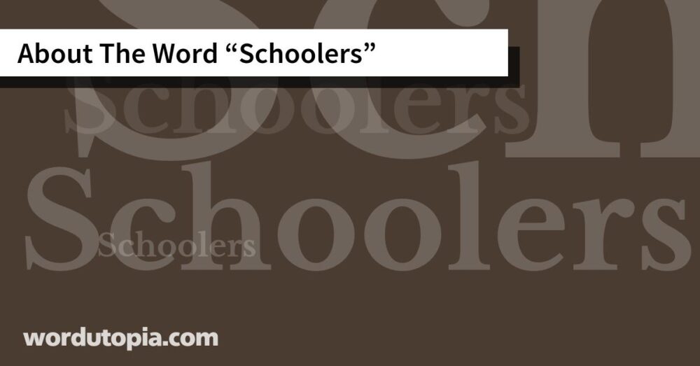 About The Word Schoolers