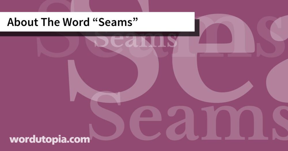 About The Word Seams