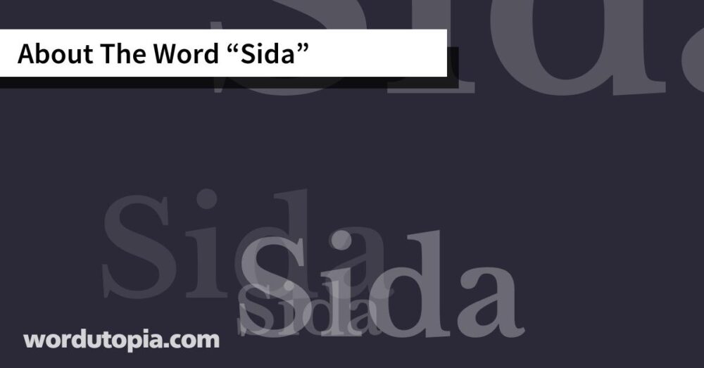 About The Word Sida