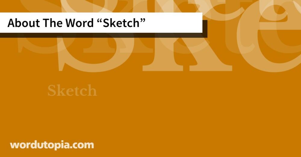 About The Word Sketch