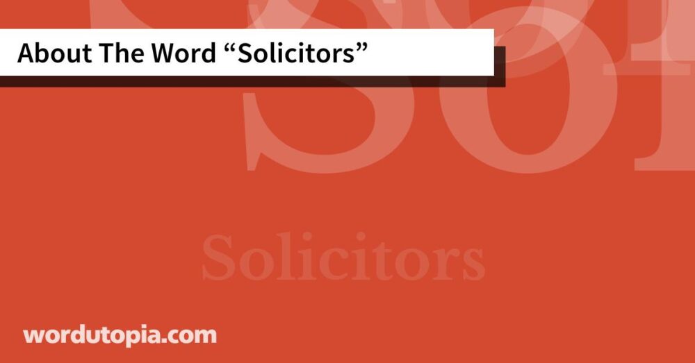 About The Word Solicitors