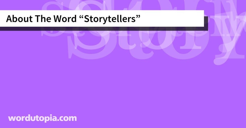 About The Word Storytellers