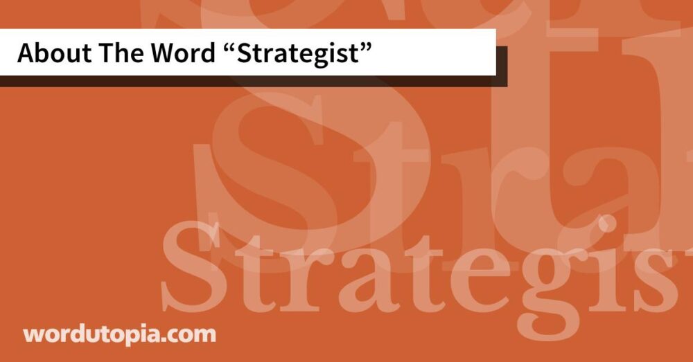 About The Word Strategist