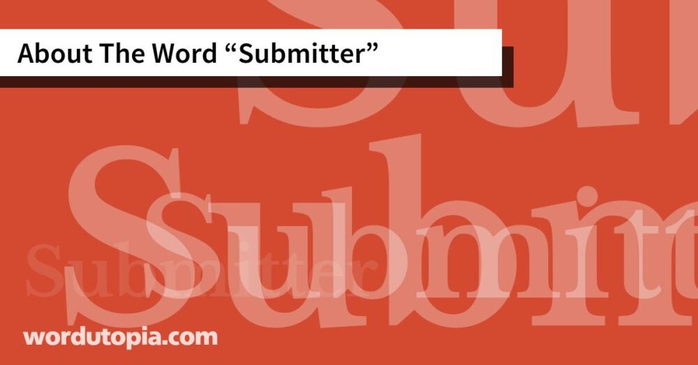 About The Word Submitter