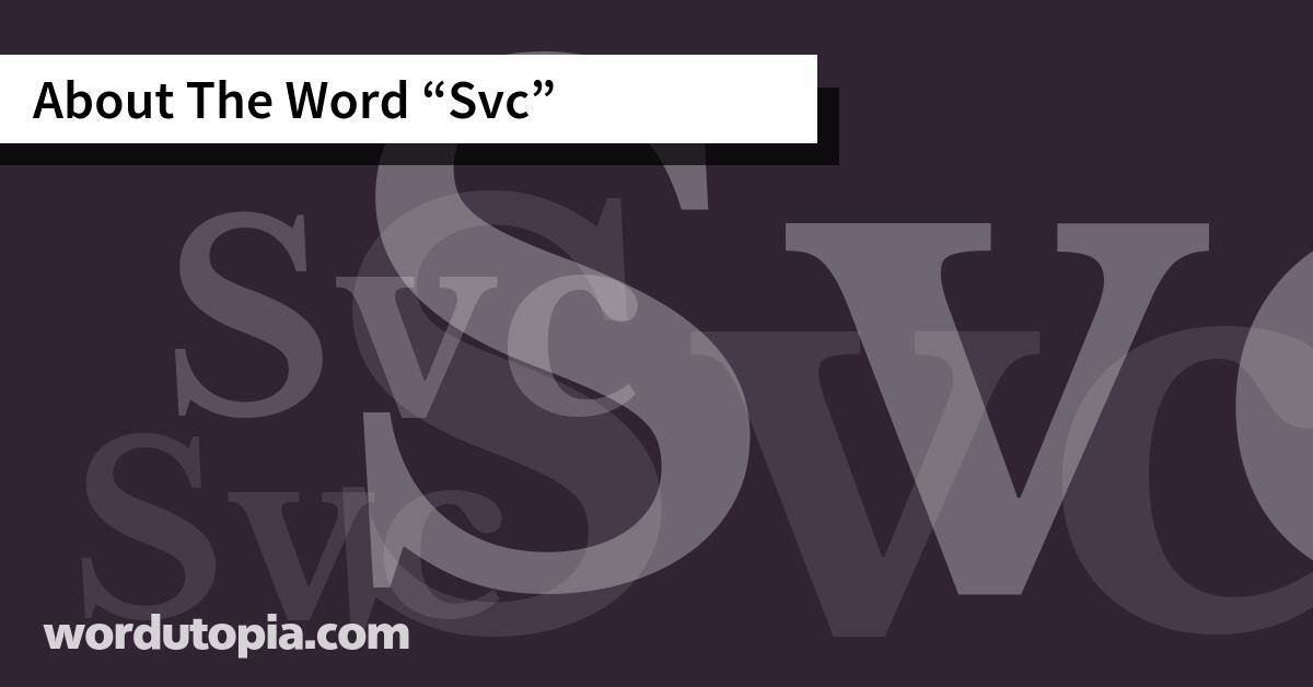 About The Word Svc
