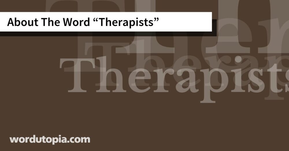 About The Word Therapists