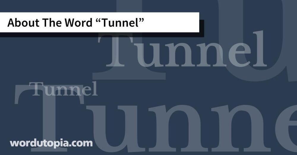 About The Word Tunnel